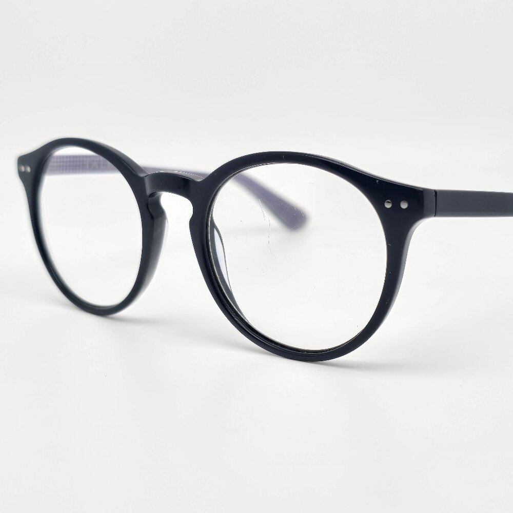 Talbots 182063208 03 Dark Navy Blue Frame +1.50 Lens Reading Glasses 48-16-140